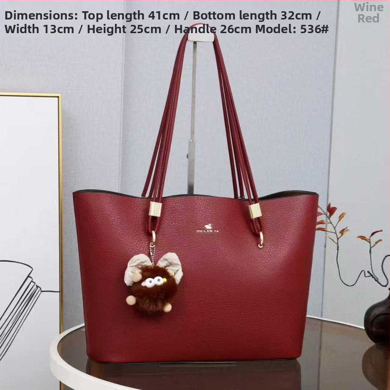 PU sieviešu Tote soma, vertikāla kvadrātveida forma, magnētiska aizdare, iekšējie kabatiņi ar rāvējslēdzēju un dokumentu kabatiņa, poliestera oderējums