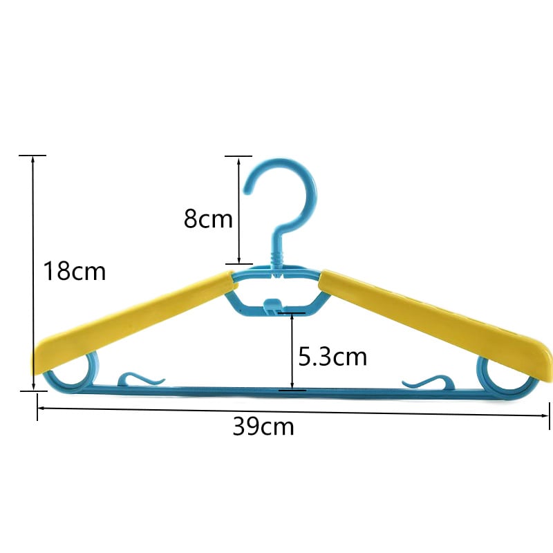 Разтегателна пластмасова закачалка за дрехи, нехлъзгаща се, без следи по раменете, тежка и здрава, за домашна употреба – за дрехи, панталони и връзки