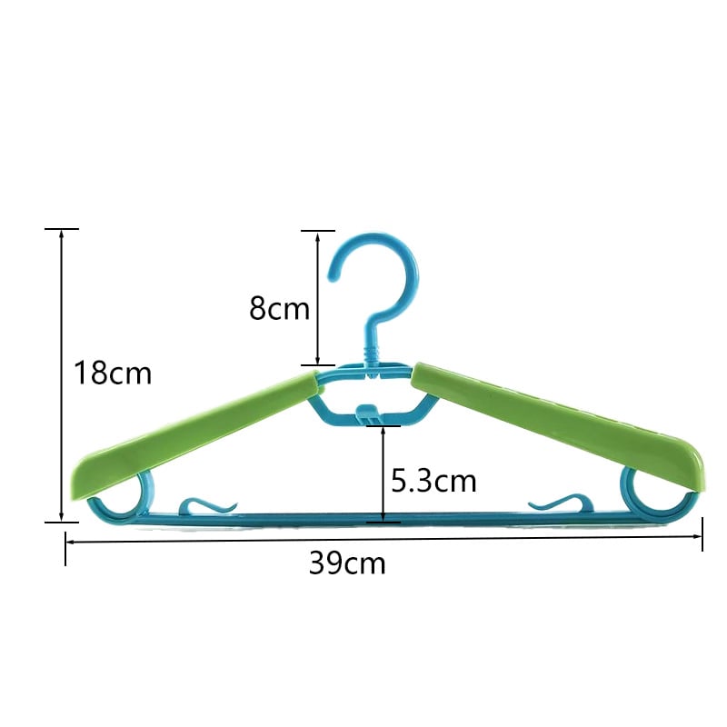 Разтегателна пластмасова закачалка за дрехи, нехлъзгаща се, без следи по раменете, тежка и здрава, за домашна употреба – за дрехи, панталони и връзки