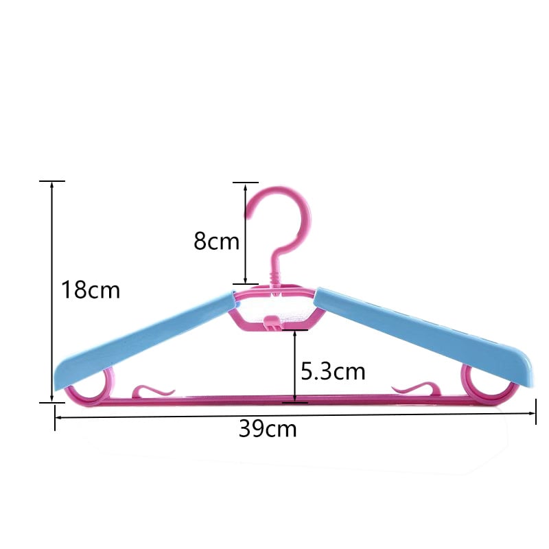 Разтегателна пластмасова закачалка за дрехи, нехлъзгаща се, без следи по раменете, тежка и здрава, за домашна употреба – за дрехи, панталони и връзки