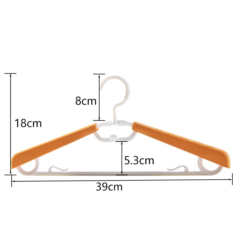 Разтегателна пластмасова закачалка за дрехи, нехлъзгаща се, без следи по раменете, тежка и здрава, за домашна употреба – за дрехи, панталони и връзки