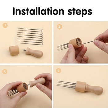 Комплект за филцване от вълна – DIY комплект с инструменти и кутия за съхранение за начинаещи, стил Минималистичен, марка Junji (Марка Junji; Стил Минималистичен; Включва кутия за съхранение; За начинаещи)