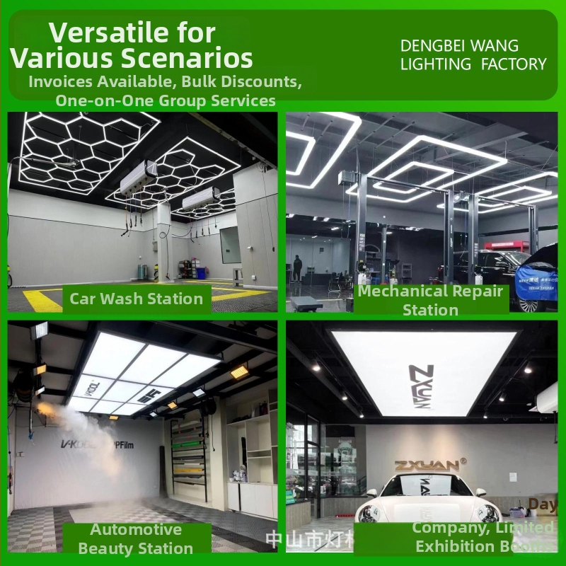 LED dekoratīvā gaisma, bez ēnas, energoefektīvs lusters, Honeycomb sērija HX-BCD-04 – 168W, 220V, 1600 lm, PF 0,8