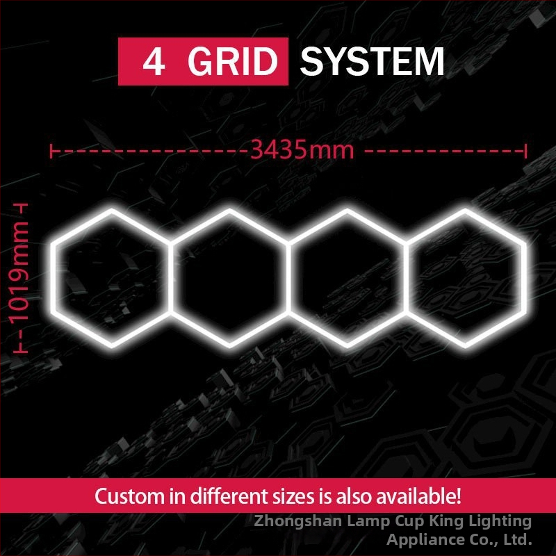 LED-dekoratiivvalgustus, varjudevaba, energiasäästlik kroonlühter, Honeycomb seeria HX-BCD-04 – 168W, 220V, 1600 lm, PF 0,8