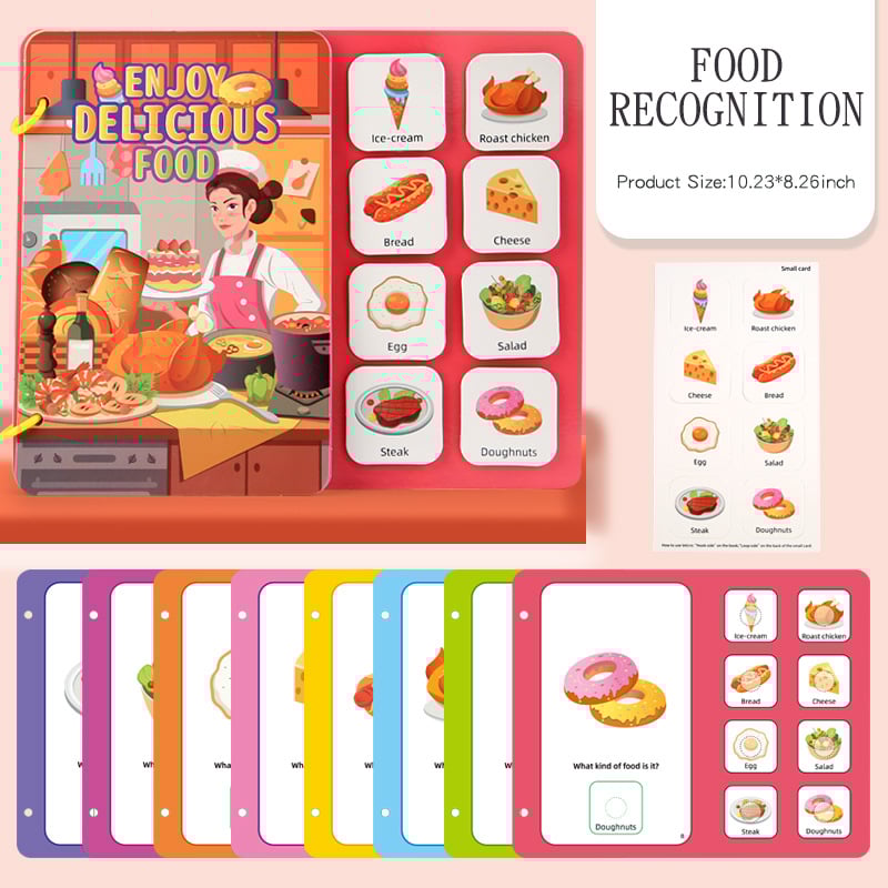 Montessori вдъхновена тиха книга с разкъсващи се страници, хартиено DIY занимателно за деца на 3–6 г., персонализирани опции