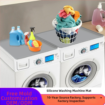 Silikoninis viršutinis kilimėlis skalbimo mašinai su saugojimo erdve — dulkių atsparumas ir vandeniui atsparumas, daugiafunkcinė apsauginė kilimėlis