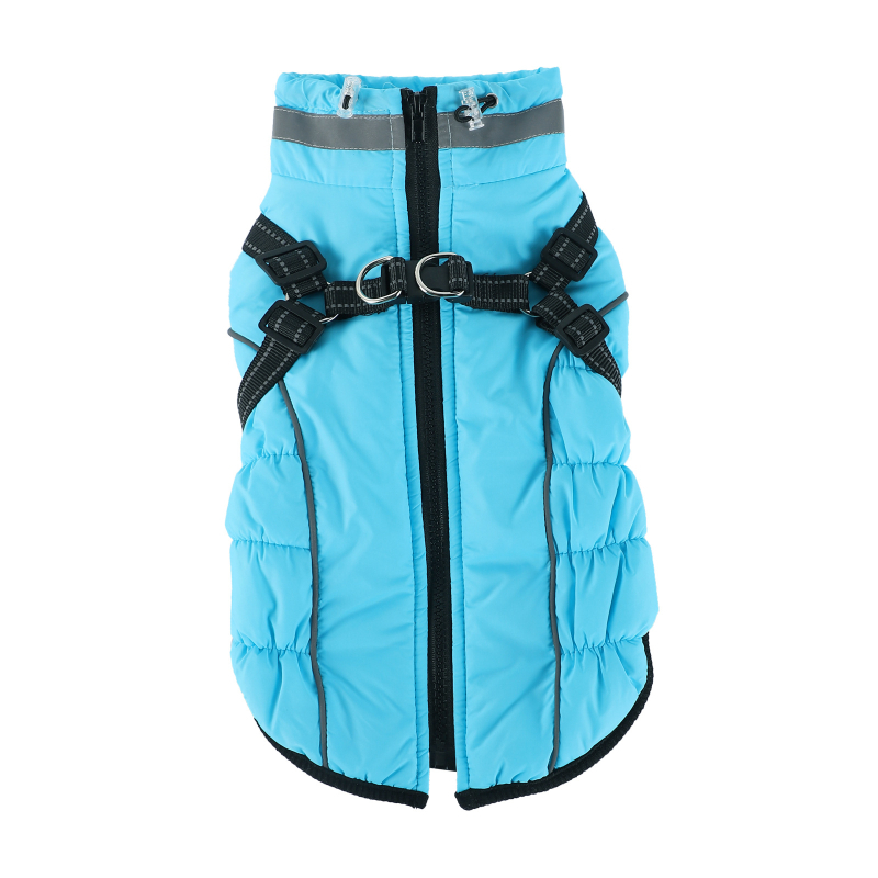 Кучешко палто от памук, водоустойчиво и подплатено с флийс, британски стил, марка Pippi dog, дрехи за домашни любимци