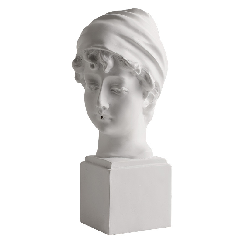 Давидова скулптура – Нордичен лукс, декоративна фигура от смола за домашен декор, картонена опаковка (Материал: Смола; Категория: Животни; Опаковка: Картона; Тип материал: Пластмаса, Смола)