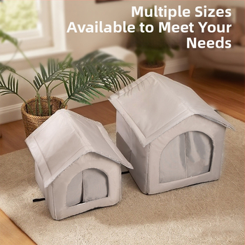 Väline suletud kasside varjupaik tänavale, veekindel ja soe talvel, sobib kõikideks aastaaegadeks, Oxfordi kangast