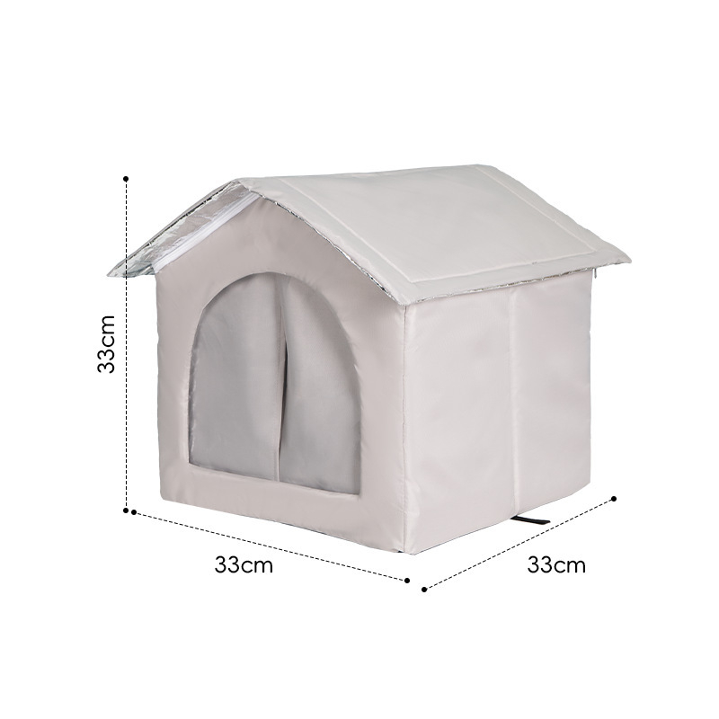 Väline suletud kasside varjupaik tänavale, veekindel ja soe talvel, sobib kõikideks aastaaegadeks, Oxfordi kangast