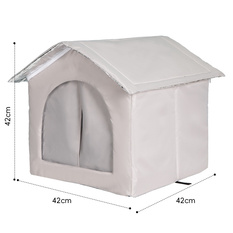 Väline suletud kasside varjupaik tänavale, veekindel ja soe talvel, sobib kõikideks aastaaegadeks, Oxfordi kangast