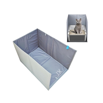 PETFIELD Covoraș PVC Pliabil pentru Pisici, Impermeabil, Anti-Strop pentru Lădița Deschisă