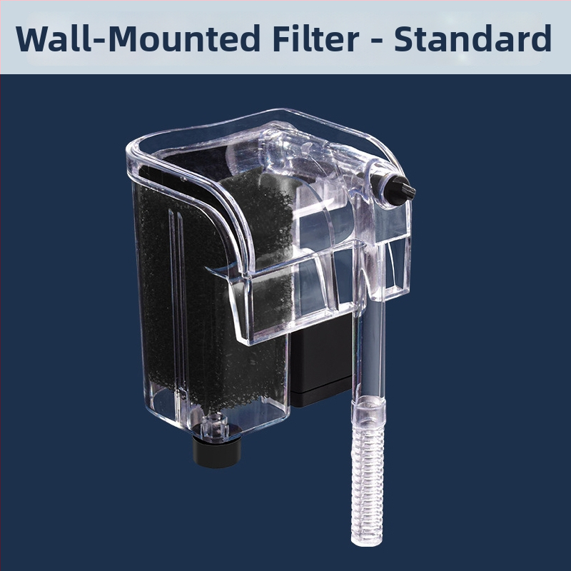 Seinaga akvaariumifilter, kolm ühes filtratsioonisüsteem, hapnikustamine ja kasulike bakterite tugi, vaikne töö, kaal 1 kg