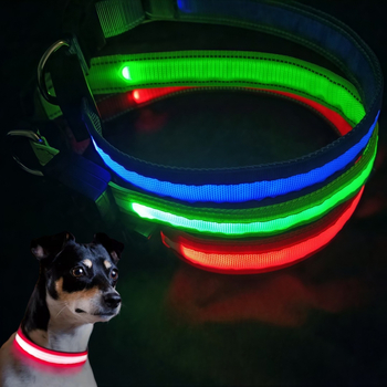 USB-laadimisega LED-valgustusega kaelarihm kassidele ja koertele, kõrge heledusega ja suure mahutavusega akuga