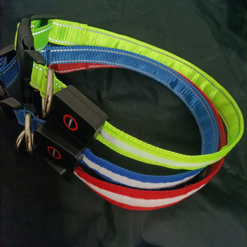 USB-laadimisega LED-valgustusega kaelarihm kassidele ja koertele, kõrge heledusega ja suure mahutavusega akuga