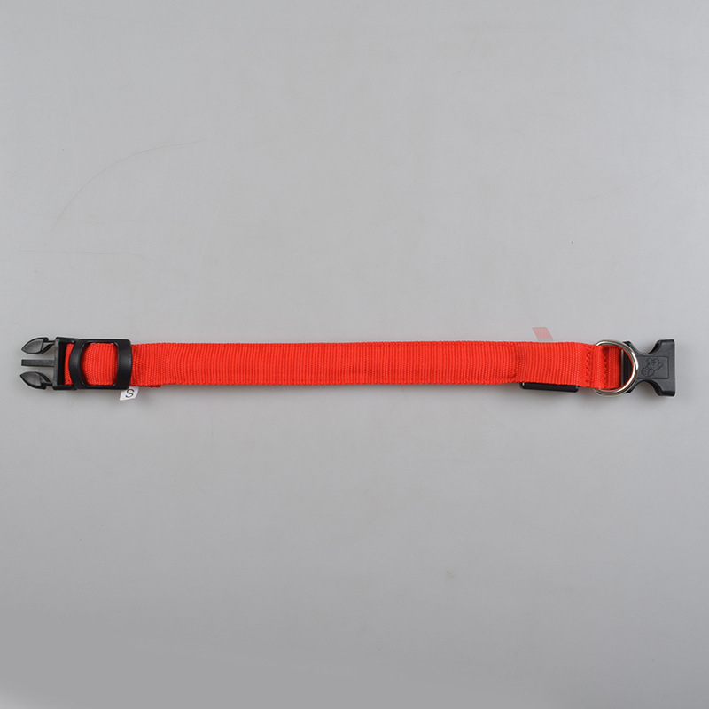 LED lemmiklooma kaelarihm, USB laadimine, nailon, universaalne sobivus, valgustatud