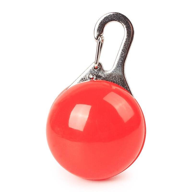 LED светещи бижута за домашни любимци: кучешка висулка с камбанка, силикон, антиизгубване