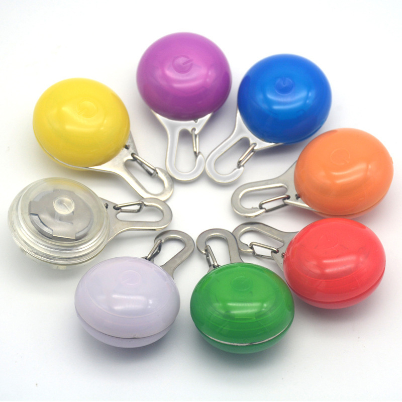 LED светещи бижута за домашни любимци: кучешка висулка с камбанка, силикон, антиизгубване