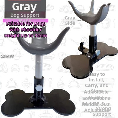 Reguleeritav silikoonist koera seiseabi, südamekujuline väike pink hoolduseks