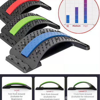 Масажор за кръста и коректор на лумбалния отдел за домашна тракция с магнитотерапия