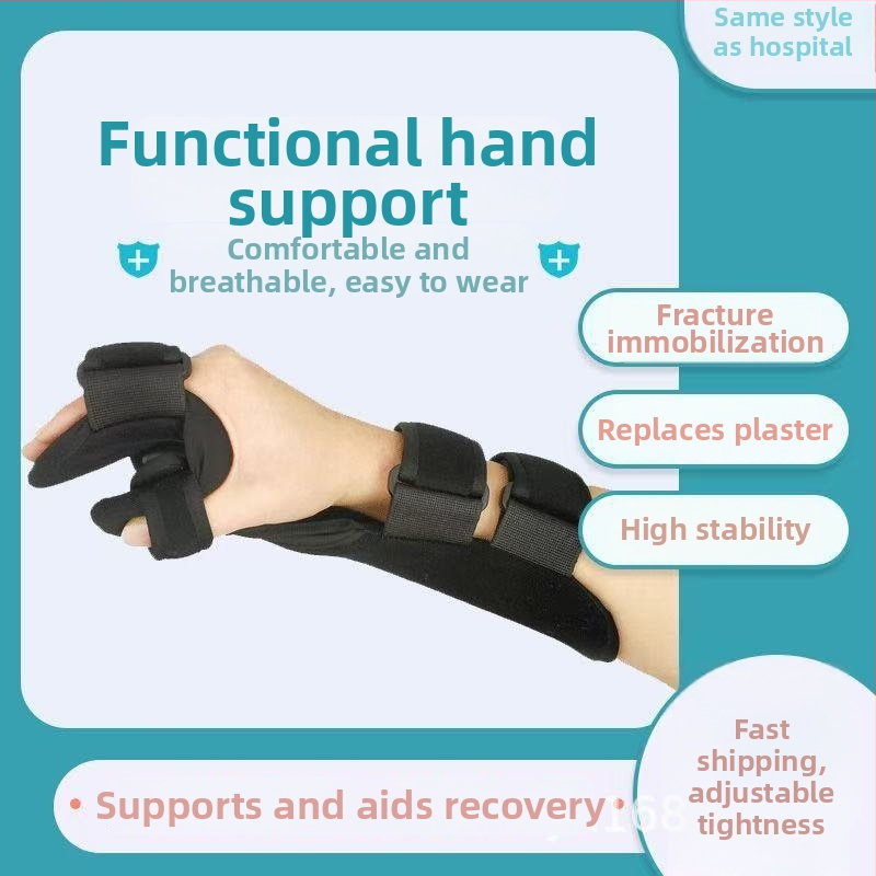 Käte luumurru fikseeriv ortoos plauksta ja pöial, käsivarri ja randme tugi, reguleeritav randmetugi, polüesterkiud