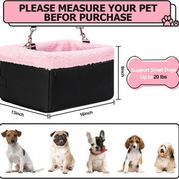 Koera autoistme booster metallraamiga, kahekordne (materjal: kangas)