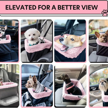 Koera autoistme booster metallraamiga, kahekordne (materjal: kangas)