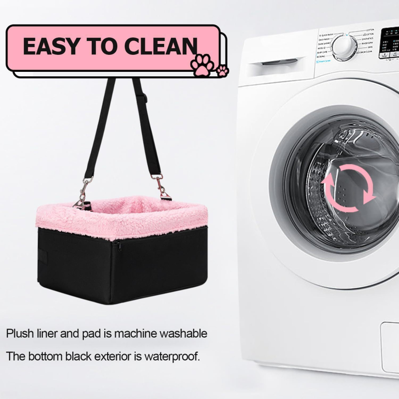 Koera autoistme booster metallraamiga, kahekordne (materjal: kangas)