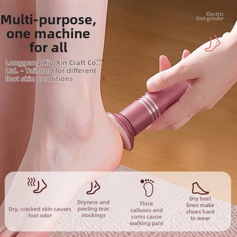 Elektriline jala pediküürimasin kõrge pöördemomendi ja reguleeritava kiirusega, eemaldab surnud naha ja kannuskalus