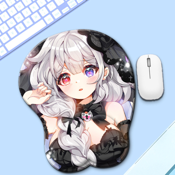 Bobo randme hiirepadja — naturaalne kumm, ühepoolne, karikatuuristiil, kuumtransferi tehnika, kohandatav logoga (OEM)