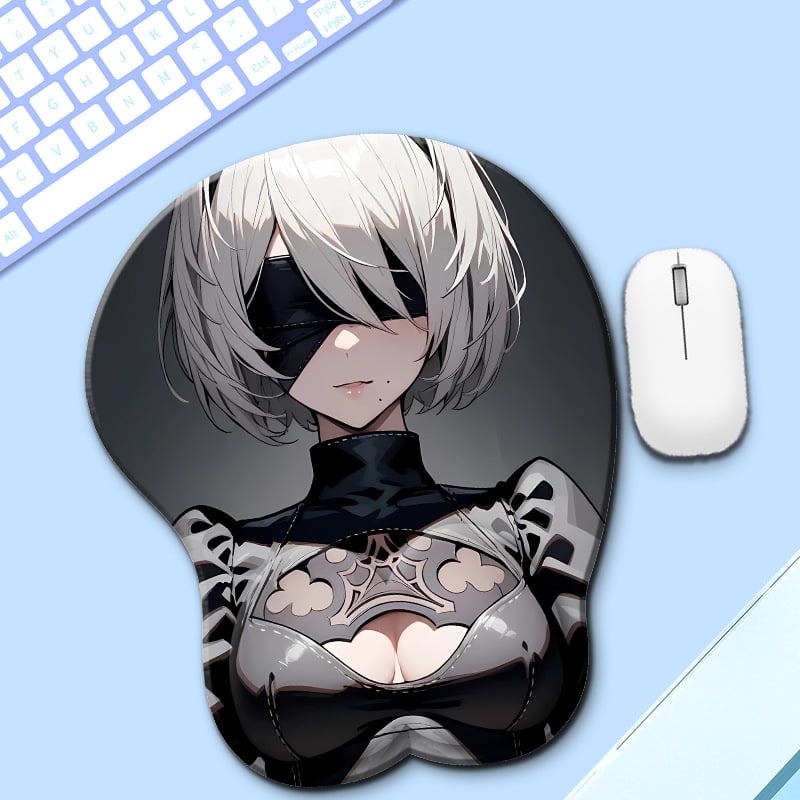 Bobo randme hiirepadja — naturaalne kumm, ühepoolne, karikatuuristiil, kuumtransferi tehnika, kohandatav logoga (OEM)