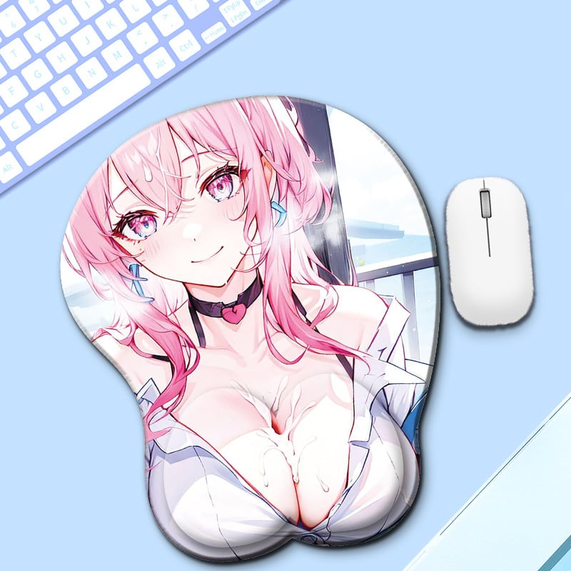 Bobo randme hiirepadja — naturaalne kumm, ühepoolne, karikatuuristiil, kuumtransferi tehnika, kohandatav logoga (OEM)