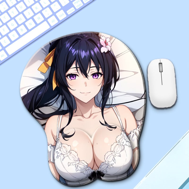 Bobo randme hiirepadja — naturaalne kumm, ühepoolne, karikatuuristiil, kuumtransferi tehnika, kohandatav logoga (OEM)