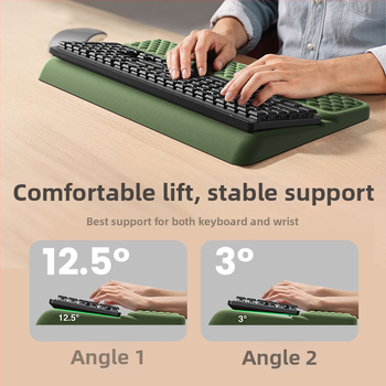 Integreeritud klaviatuuritugi, randmealuse padja mälupaga, ühepoolne, libisemiskindel, STK01