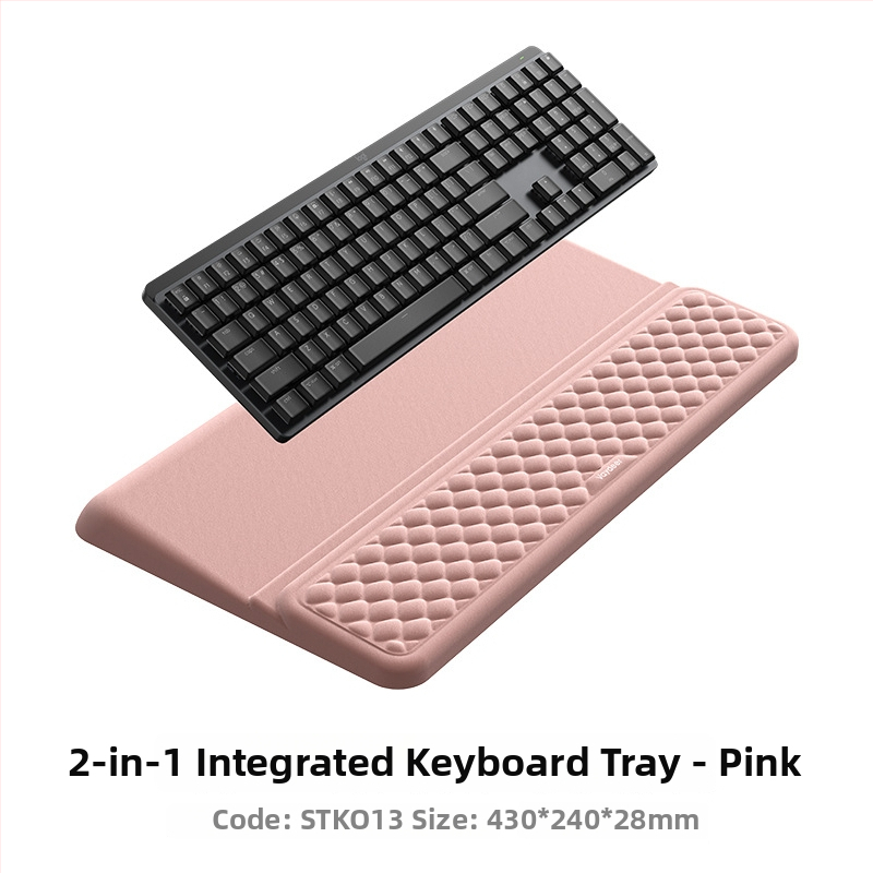 Integreeritud klaviatuuritugi, randmealuse padja mälupaga, ühepoolne, libisemiskindel, STK01