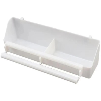 Двукомпонентна кутия за хранене и вода за птици, удебелена конструкция, подходяща за папагали и гълъби, двупосочна хранилка