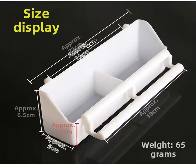 Kahekomponentne lindude toidu- ja joogikauss, paksendatud konstruktsioon, sobib papagoidele ja kajalindudele, kahemaksliline kasutus