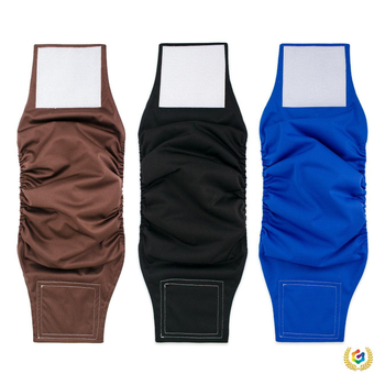 Кучешки санитарни панталони, полиестер, миещи се и повторно използваеми, унисекс