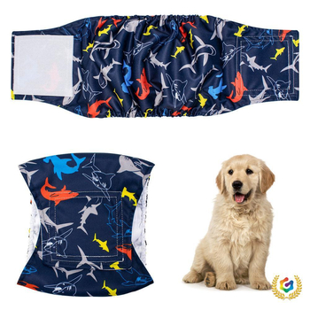 Кучешки санитарни панталони, полиестер, миещи се и повторно използваеми, унисекс