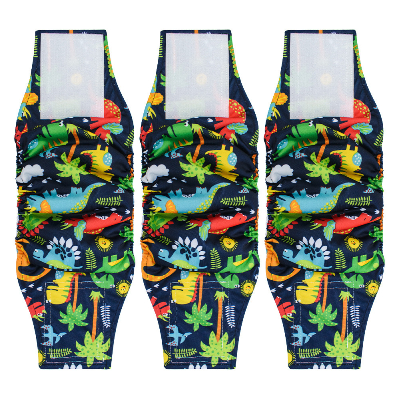 Кучешки санитарни панталони, полиестер, миещи се и повторно използваеми, унисекс