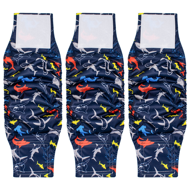 Кучешки санитарни панталони, полиестер, миещи се и повторно използваеми, унисекс