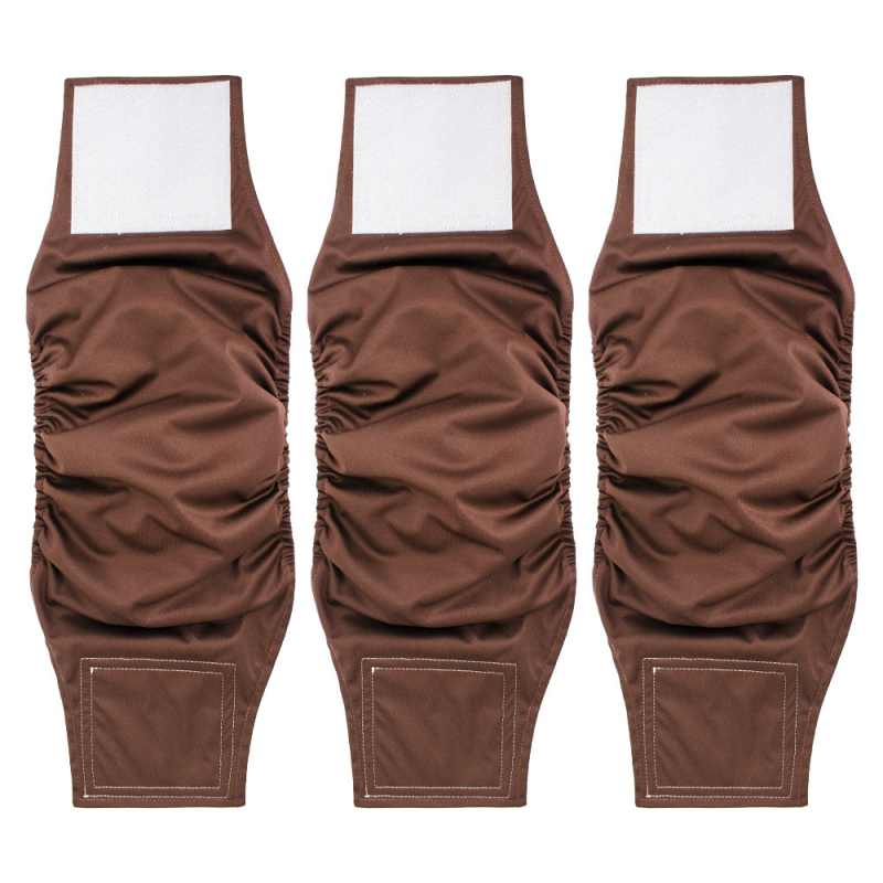 Кучешки санитарни панталони, полиестер, миещи се и повторно използваеми, унисекс