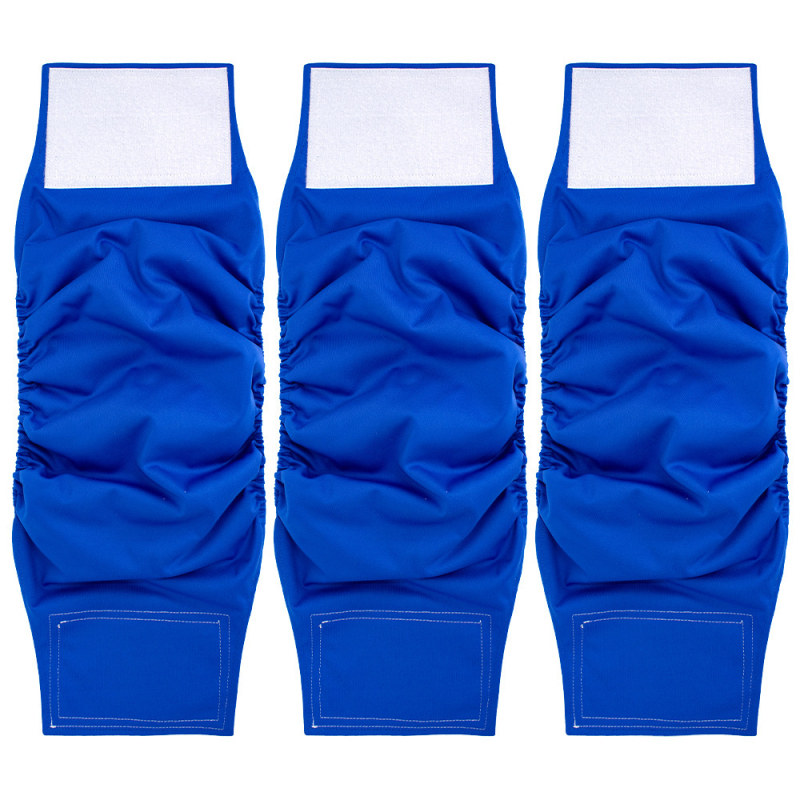 Кучешки санитарни панталони, полиестер, миещи се и повторно използваеми, унисекс