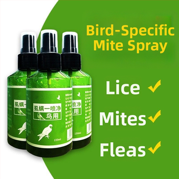 Linnu välise putukate pihusti – papagoidele ja võistluslindudele; tõrjub spalvu utisid, ērmeid ja parasiite.