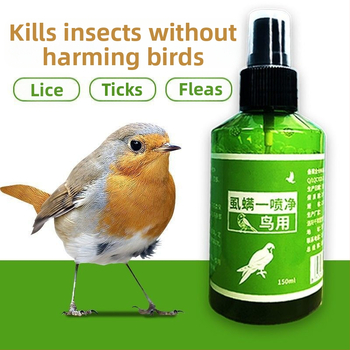 Linnu välise putukate pihusti – papagoidele ja võistluslindudele; tõrjub spalvu utisid, ērmeid ja parasiite.