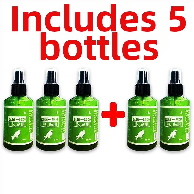 Linnu välise putukate pihusti – papagoidele ja võistluslindudele; tõrjub spalvu utisid, ērmeid ja parasiite.