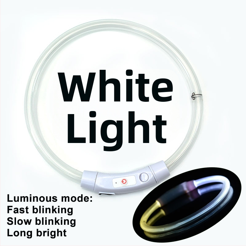 Valgustav koera kaelarihm – PVC, universaalne sobivus, igapäevane stiil, bränd Jinyao