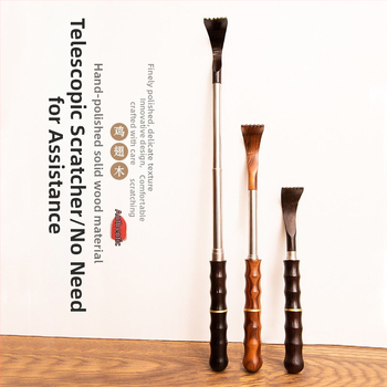 Дървен аксесоар за масаж на гръб – висулка; материал: червено дърво; подходящ за дом и офис; подарък за рожден ден