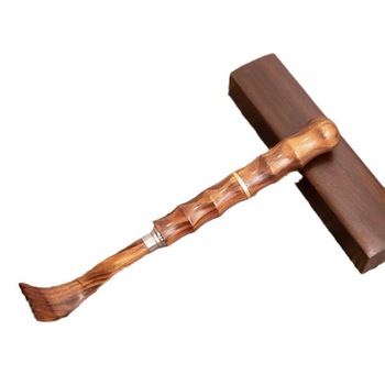 Дървен аксесоар за масаж на гръб – висулка; материал: червено дърво; подходящ за дом и офис; подарък за рожден ден