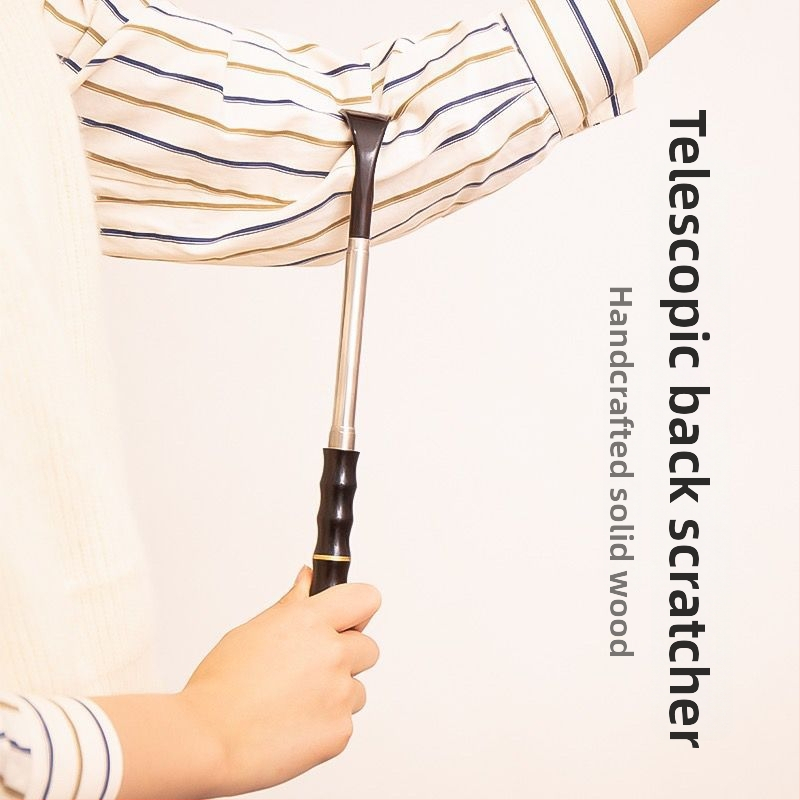 Дървен аксесоар за масаж на гръб – висулка; материал: червено дърво; подходящ за дом и офис; подарък за рожден ден